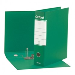 Registratore OXFORD G83 verde dorso 8cm f.to commerciale ESSELTE