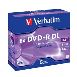DVD+R VERBATIM D.L. 8X8,5GB...